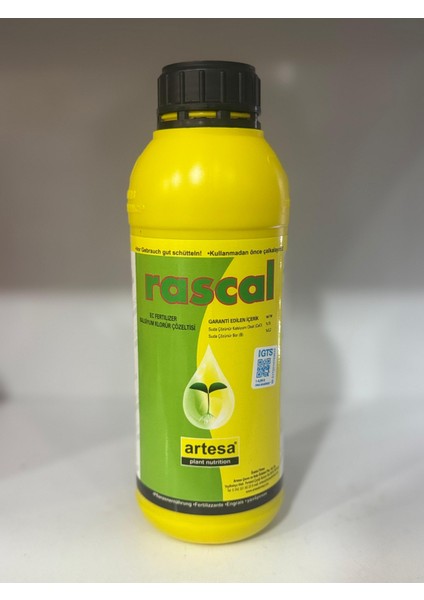Rascal 1 Lt Kalsiyum Klorür Çözeltisi