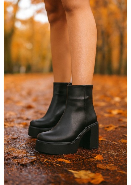 Kadın Blok Platform Topuklu Bot modelleri