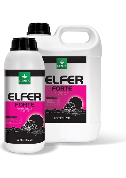 Elfer Forte 0-25-18 5 Lt Fosfor ve Potasyum Içerikli Sıvı Gübre