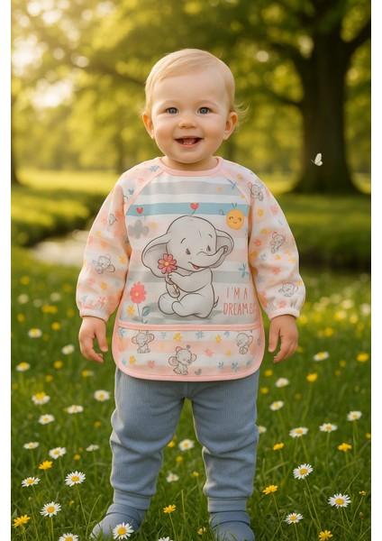 Laura Baby Uzun Kollu Sıvı Geçirmez Mama ve Aktivite Önlüğü fiyatları