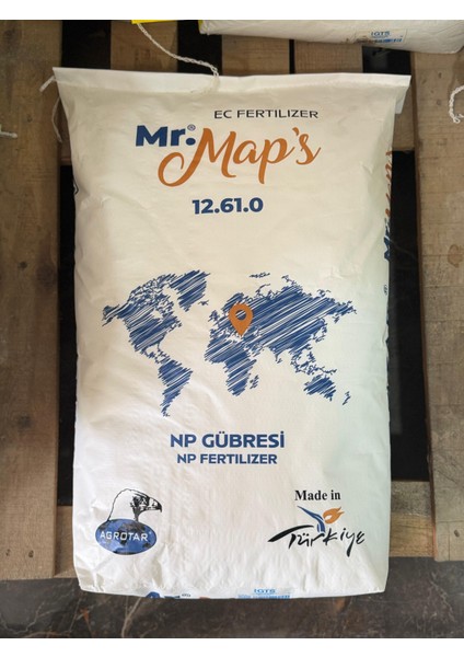 Mr Maps 12-61-0 25 kg Map Fosfor Içerikli Damla Sulama Gübresi