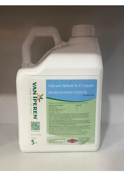 Van Iperen Calcium Nitrate %51 Liquid 5 Lt
