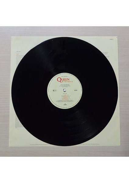 - The Miracle - 1989 - Dönem Baskı Plak - Longplay - Lp modelleri