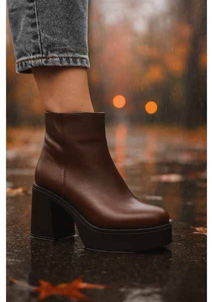 Kadın Blok Platform Topuklu Bot modelleri