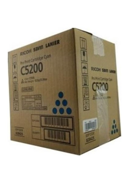 C5200C Cyan Mavi Orjinal Fotokopi Toneri Pro C5200 24.000 Sayfa