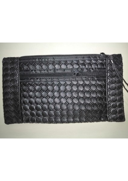 Kadın Suni Deri Fermuarlı 3 Gözlü Bilek Askılı El Cüzdanı Çantası fırsatları