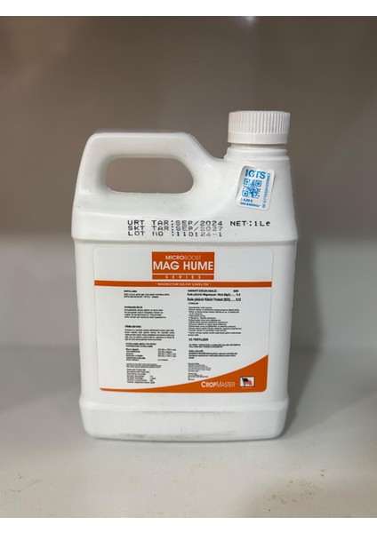 Mıcroboost Mag-Hume 1 Lt Magnezyum ve Fulvik Asit Içeren Sıvı Gübre