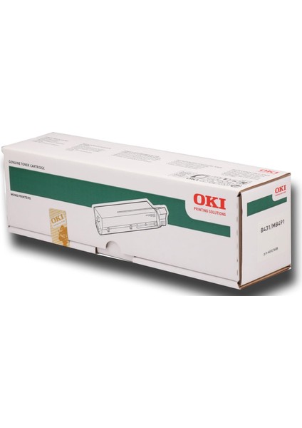 Okı 44574802 Siyah Toner - B431 MB461 MB471 MB491 - 7000 Sayfa