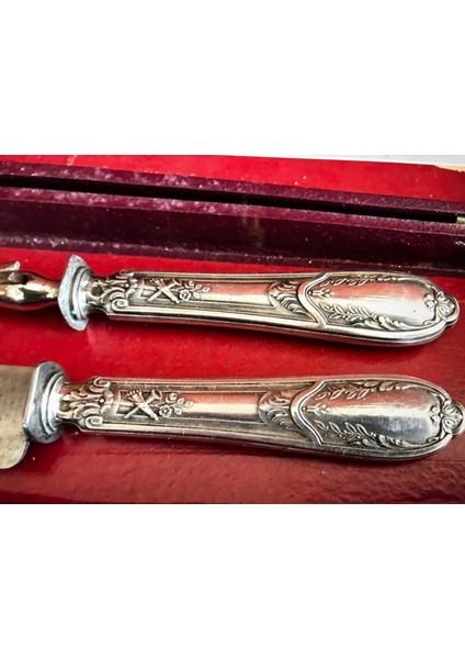Fransız Grange Jeune Paris Gümüş Kaplama Servis Seti fiyatları