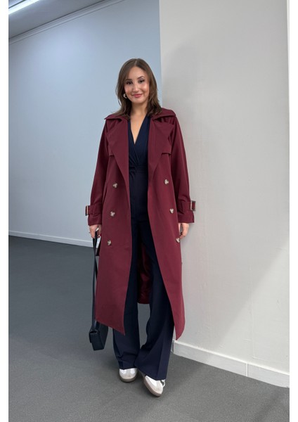 Ms Kuşaklı Premium Trençkot