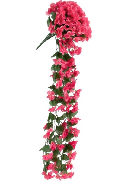 Yoğun Yapraklı Dekoratif Yapay Menekşe Sarmaşığı