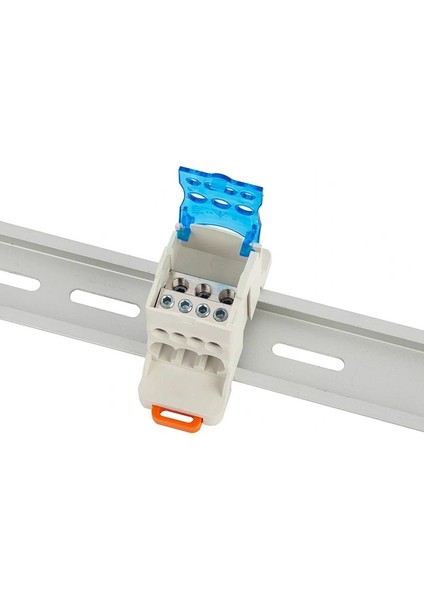 5’li Paket 80A Dağıtıcı Ünite – 1 Giriş / 6 Çıkış – Şeffaf Kapaklı, Dın Ray Montajlı, Iec 60947-7-1 modelleri