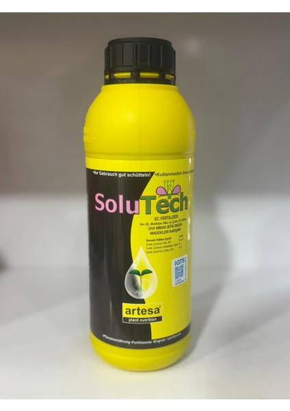Solutech 1 Lt Sıvı Mikro Bitki Besin Maddeleri Karışımı
