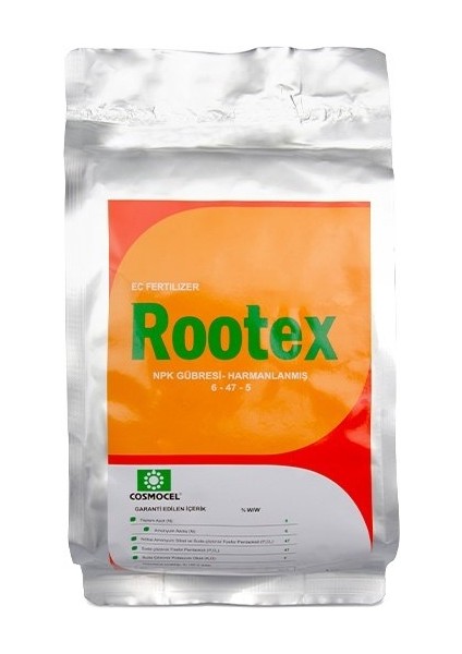 Rootex 6-47-5 1 kg Harmanlanmış Npk Gübresi
