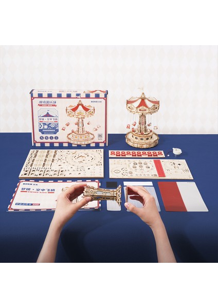 Minyatür Hayal Salıncağı | Ahşap Hayal Salıncağı Maketi | 3D Puzzle fırsatları