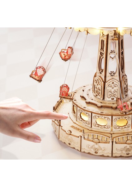 Minyatür Hayal Salıncağı | Ahşap Hayal Salıncağı Maketi | 3D Puzzle indirimleri