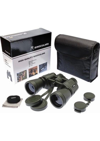 20×50 – Geniş Ön Mercekli – 1000M/56M El Dürbünü – Askeri - Lisinya