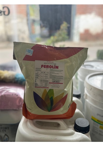 Ferolin 5 kg Demir ve Mangan Içerikli Toz Gübre