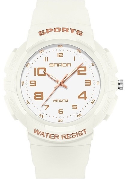 Sınavlar Için Unisex Öğrenci Saati Aydınlık Basit Işaretçi Çocuk Saati Su Geçirmez Büyük Kadran Kuvars Saat (Yurt Dışından)