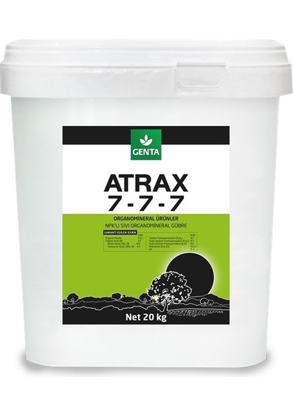 Atrax 7-7-7 20 Lt Npk’lı Sıvı Organomineral Gübre