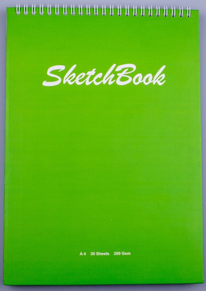 A4 Sert Kapaklı Eskiz Defteri 200 Gr. 30 Yaprak (60 Sayfa) 21 x 29,7cm Sketchbook modelleri