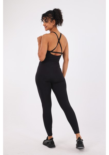 Intense Kadın Pilates Yoga Spor Tulum Siyah fiyatları