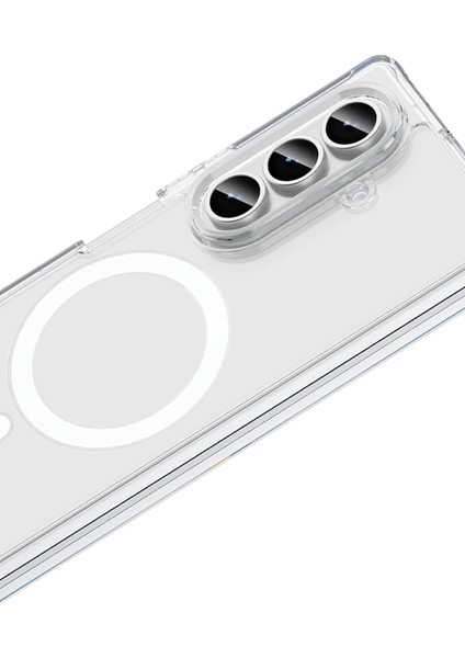 Zengezur Newface Samsung Galaxy Z Fold 7 Kılıf Magneticsafe Şeffaf Silikon - Şeffaf fırsatları