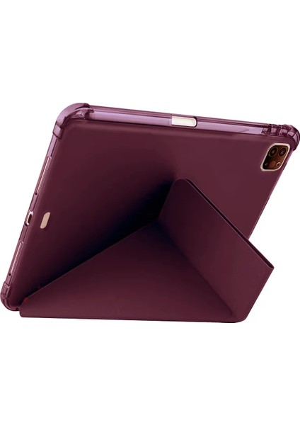 Zengezur Newface Ipad Air 13 (2024) Kılıf Kalemlikli Mars Tablet Kılıfı - Mor fiyatları
