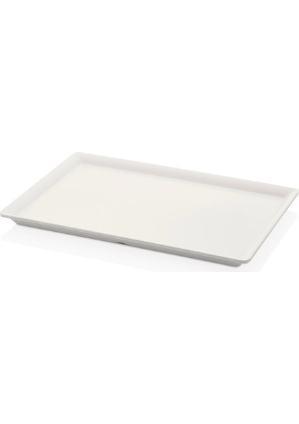 103524.CW - Maya Krem Beyaz Dikdörtgen Tabak 35X24 Cm, Thermoset Melamin