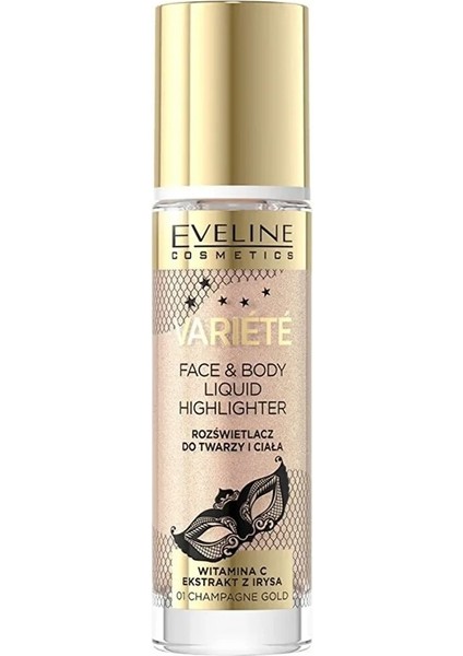 Varıete Lıquıd Hıghlıghter 01 Champagne Gold 30ML-
