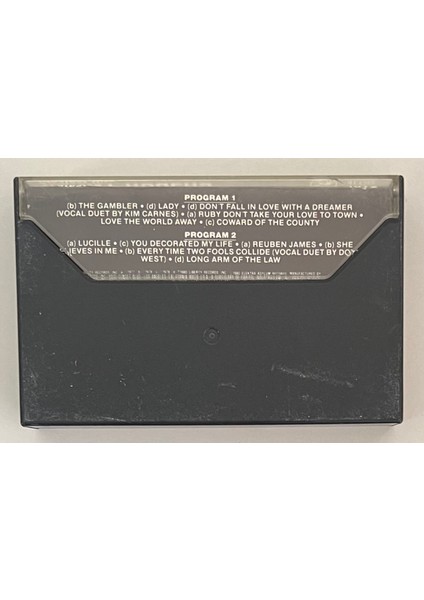 Kenny Rogers Greatest Hits Kaset (Orijnal Dönem Baskı Kaset) fiyatları