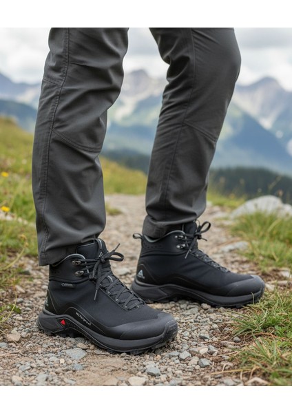 HM210500A Su Geçirmez Erkek Siyah Outdoor Spor Bot