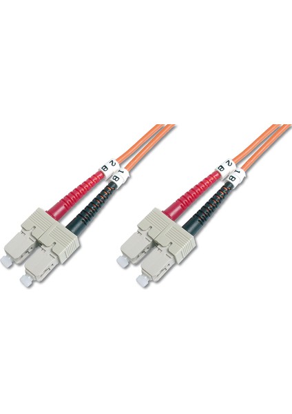 Digitus Sc-Sc Fiber Optik Patch Kablo, 10 Metre, Multimode, Duplex, 62.5/125