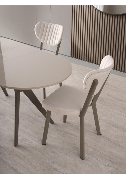 Star Capuccino Lak Panel Mutfak Masa Sandalye Takımı 82X138 fiyatları