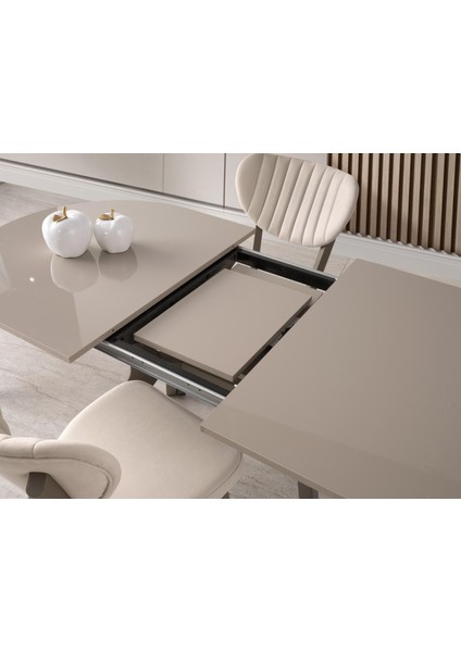 Star Capuccino Lak Panel Mutfak Masa Sandalye Takımı 82X138 indirimleri