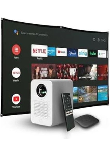 CC500 Yüksek Parlak 3in1 Fhd Projector 600 LED Lms ( Stick- 84 Inç Perde) fiyatları