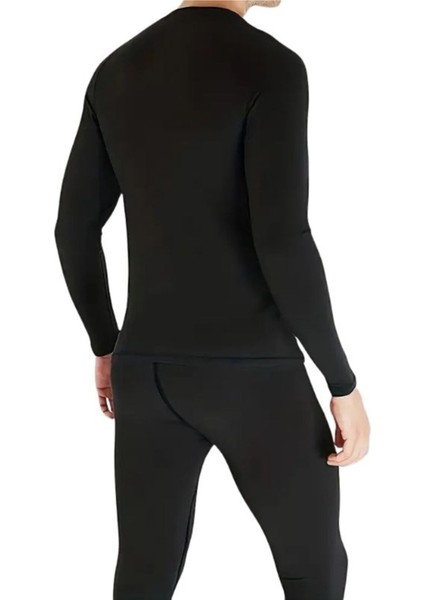 Unisex Siyah Alt Üst Takım Termal Içlik Bere Hediyeli modelleri