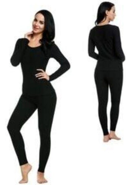 Kadın Siyah Termal Alt-Üst Takım fiyatları