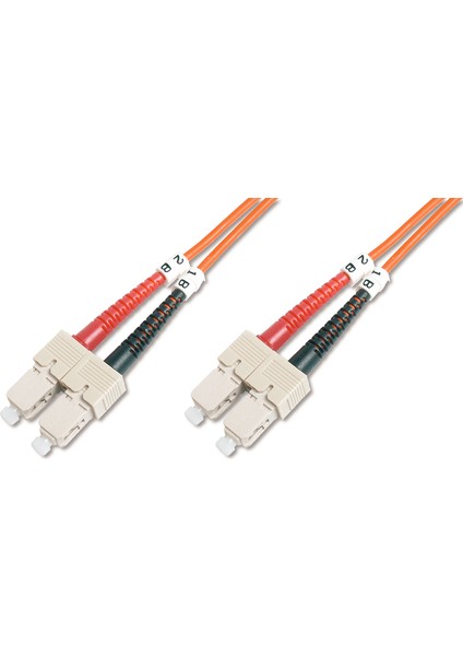 Digitus Sc-Sc Fiber Optik Patch Kablo, 2 Metre, Multimode, Duplex, 50/125