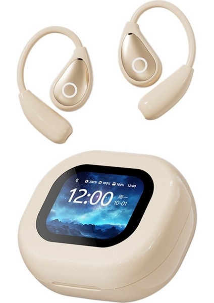 Yapay Zeka Çeviri Kulaklıkları M94 Kablosuz Süper Uzun Pil Ömrü Özel Model Dokunmatik Ekran Bluetooth Kulaklıklar Kulakta Değil Akıllı 5.4 (Yurt Dışından)