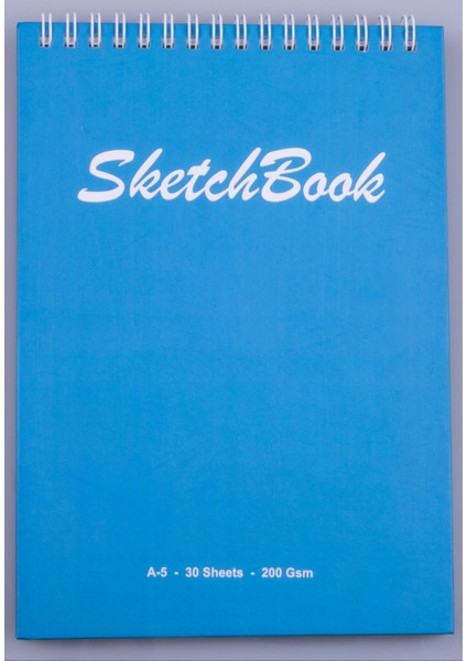 A5 Sert Kapaklı Eskiz Defteri 200 Gr. 30 Yaprak (60 Sayfa) 14,8 x 21 cm Sketchbook modelleri