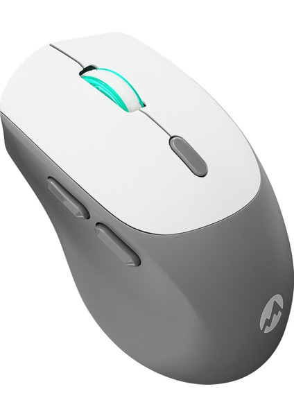 Km-78 Rena Krem/gri/kahve Kablosuz 2.4 + Bt Rgb Aydınlatmalı Sessiz Q Su Sıçramasına Dayanıklı Klavye + Mouse Set