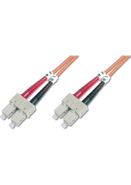 Digitus Sc-Sc Fiber Optik Patch Kablo, 1 Metre, Multimode, Duplex, 62.5/125