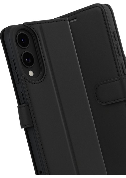 Zengezur Newface Samsung Galaxy S25 Edge Trend S Plus Kapaklı Kılıf - Siyah indirimleri