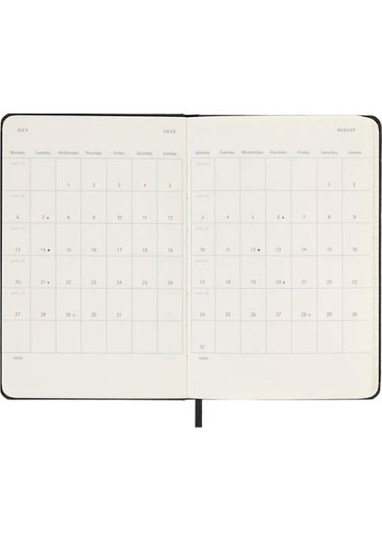 2026 12 Ay Haftalık Ajanda Cep Boy 9X14 Cm. Sert Kapak Siyah fırsatları