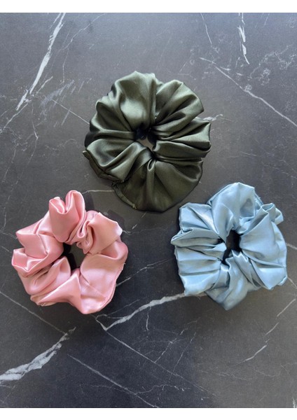 Kadın 3lü Saten Toka Seti (Pembe,yeşil,mavi)