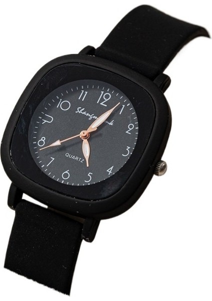 Süt Şekeri Renkli Çocuk Saati Kız Öğrenci Basit Mizaç Japon Sevimli Yumuşak Kız Küçük Taze Kız Kuvars Saati (Yurt Dışından)