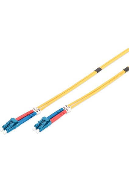 Digitus Lc-Lc Fiber Optik Patch Kablo, 3 Metre, Singlemode, Duplex, 09/125
