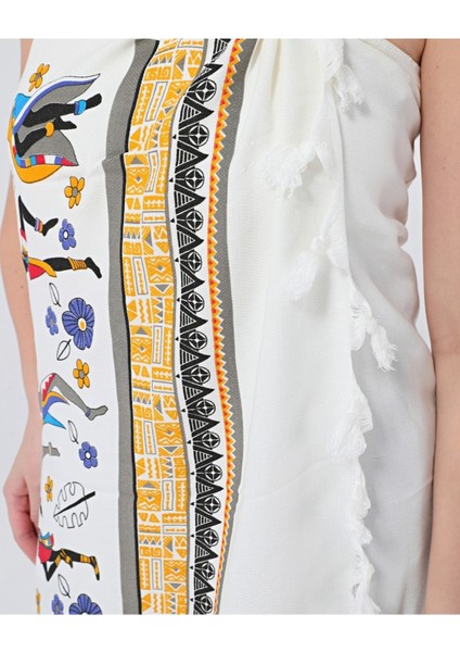 Desenli Havlu Peştemal, Plaj Havlusu, Banyo Havlusu