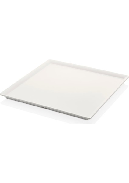 103535.CW - Maya Kare Krem Beyaz Tabak 35X35 Cm, Thermoset Melamin